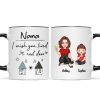 Wish You Lived Next Door Grandma & Grandkids Personalized Mug