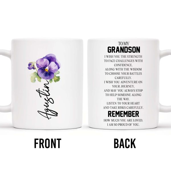 Wish You Strength, Confidence and Love Coffee Mug - Personalized Custom Coffee Mug - GSN007_MG
