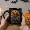 Witch Besties When We're Together Every Night Is Halloween 3D Effect Personalized Mug