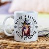 Witch By Nature Bitch By Choice-Personalized Coffee Mug- Gift For Halloween- Witch Coffee Mug