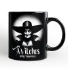 Witch Spooky Portrait Personalized Mug Horror Villain Theme Halloween Gift with Custom Name