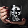 Witch Spooky Portrait Personalized Mug Horror Villain Theme Halloween Gift with Custom Name