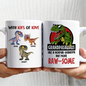 With Lots Of Love 03HUDT120623 Personalized Family Dad Mug