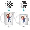 With You, Every Moment Is An Adventure - Couple Personalized Custom Mug - Christmas Gift For Husband Wife, Anniversary