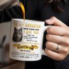 Wolf And Banner Inspirational Love Message For Daughter - Personalized Custom Coffee Mug - DAU096_MG
