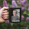Women Belong In All Places Personalized Mug, Ruth Bader Ginsburg Quote Feminist Gift with Custom Name
