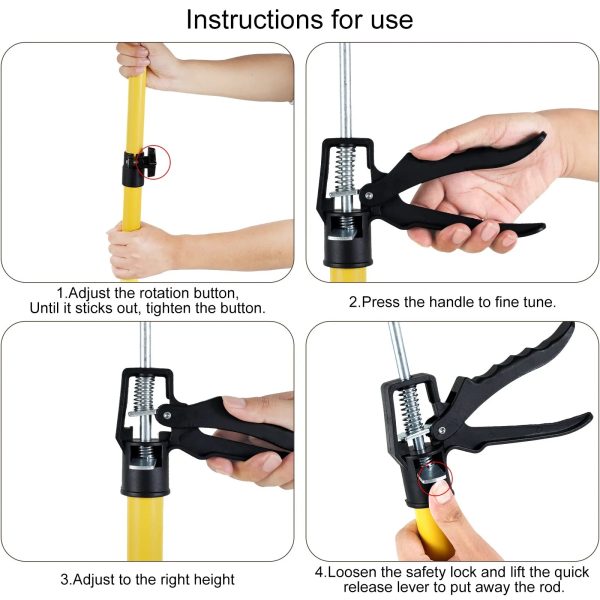 Wood Working Adjustable Non-Slip Telescopic Support