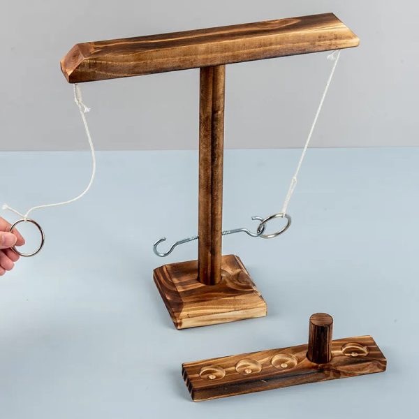 Wooden Ring Toss Game