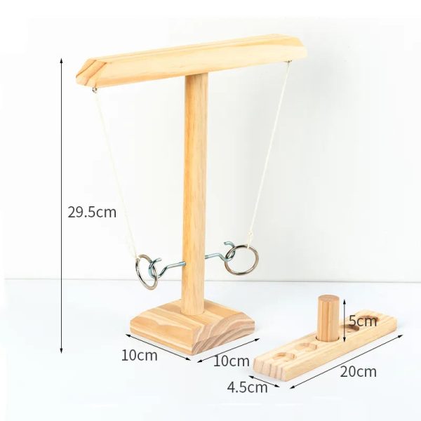 Wooden Ring Toss Game