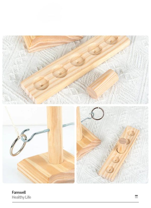 Wooden Ring Toss Game