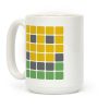 Wordle Pixel Smile Coffee Mug