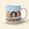 Work Bestie, Gift For Coworkers, Personalized Mug, Coworkers Friends Mug