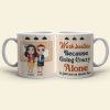 Work Bestie, Gift For Coworkers, Personalized Mug, Funny Bestie Coworkers Mug