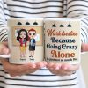 Work Bestie, Gift For Coworkers, Personalized Mug, Funny Bestie Coworkers Mug