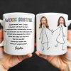 Work Bestie Unique Bond With Coworker - Personalized Custom Coffee Mug - COL108_MG