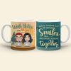 Work Besties, Gift For Coworkers, Personalized Mug, Funny Coworker Friends Mug