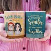 Work Besties, Gift For Coworkers, Personalized Mug, Funny Coworker Friends Mug