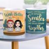 Work Besties, Gift For Coworkers, Personalized Mug, Funny Coworker Friends Mug