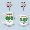 Work Friends Make My Heart Happy - Coworker Personalized Custom Mug - Gift For Coworkers, Work Friends, Colleagues
