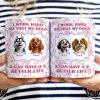 Work Hard So My Dogs Can Have - Personalized White Edge-to-Edge Mug