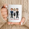 Work Made Us Colleagues But Our Conversations Made Us Friends - Personalized Custom Coffee Mug - COL122_MG