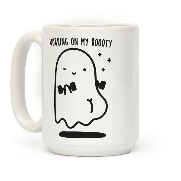 Working On My Boooty Ghost Coffee Mug