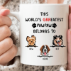 World Greatest Pawpaw Dog Coffee Mug