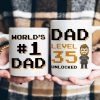 World's #1 Dad - Personalized Mug - Father's Day, Birthday Gift For Husband, Dad, Father, Daddy, Papa