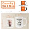 World'S Best Boss Funny Xmas Lights Custom Face - Personalized Photo Mug