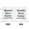 World's Best Farter I Mean Father Mug - Personalized Custom Coffee Mug - DAD022_MG