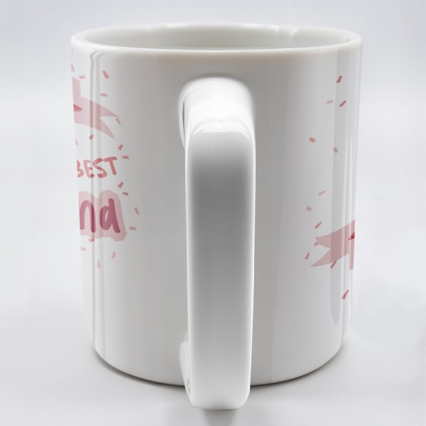 World's Best Girlfriend Romantic Couple Design - Personalized Custom Coffee Mug - CPL218_MG