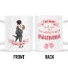 World's Best Girlfriend Romantic Couple Design - Personalized Custom Coffee Mug - CPL218_MG
