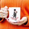 World's Best Girlfriend Romantic Couple Design - Personalized Custom Coffee Mug - CPL218_MG