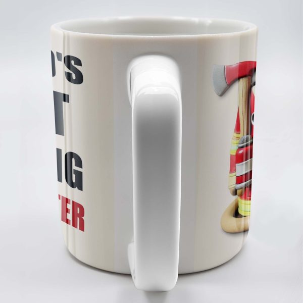 World's Best Looking Firefighter - Personalized Custom Coffee Mug - FIF002_MG