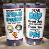 World's Best Sperm Donor, Personalized Father's Day Gift Tumbler 01DNDT130423