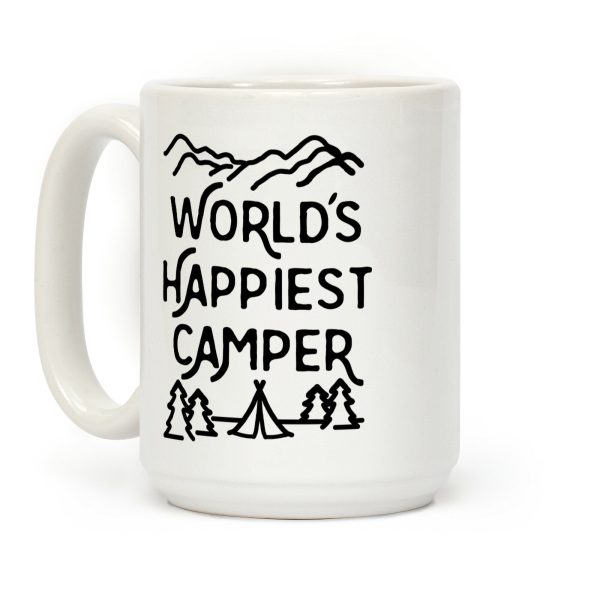World's Happiest Camper Coffee Mug
