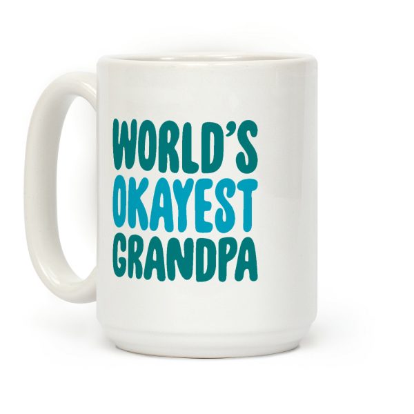 World's Okayest Grandpa Coffee Mug