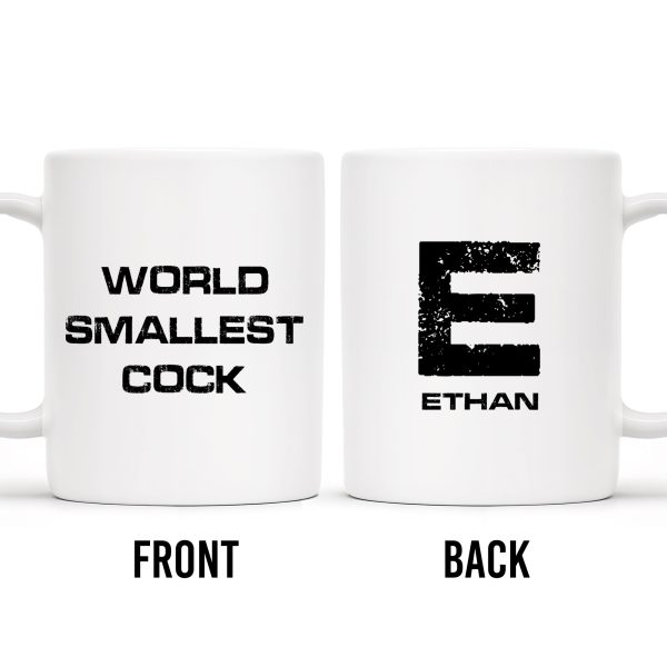 World's Smallest Smiley Face Humor Mug - Personalized Custom Coffee Mug - BST125_MG