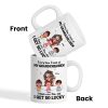 Wow How Did I Get So Lucky Personalized Mug, Gift For Grandma