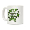 WTF Where The Frogs Coffee Mug