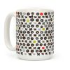 XOXO Hugs and Kisses Pattern Coffee Mug