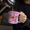 Y2K Bestie Sister Forever - 3D Inflated Effect Printed Mug, Personalized White Edge-to-Edge Mug