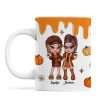 Y2K Besties Sisters Fall Season Pumpkin Spice Latte 3D Printed Personalized AOP Mug