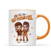 Y2K Besties Sisters Fall Season Retro Style Personalized Mug