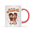 Y2K Besties Sisters Fall Season Retro Style Personalized Mug