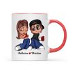 Y2K Couple Personalized Mug, Gift For Him, For Her