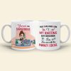 Yarned and Dangerous Personalized Knitting Mug Gift For Her