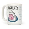 Yas Queen Shark Coffee Mug