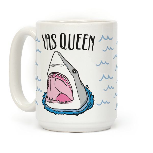 Yas Queen Shark Coffee Mug