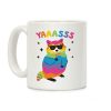 Yas Rainbow Raccoon Coffee Mug